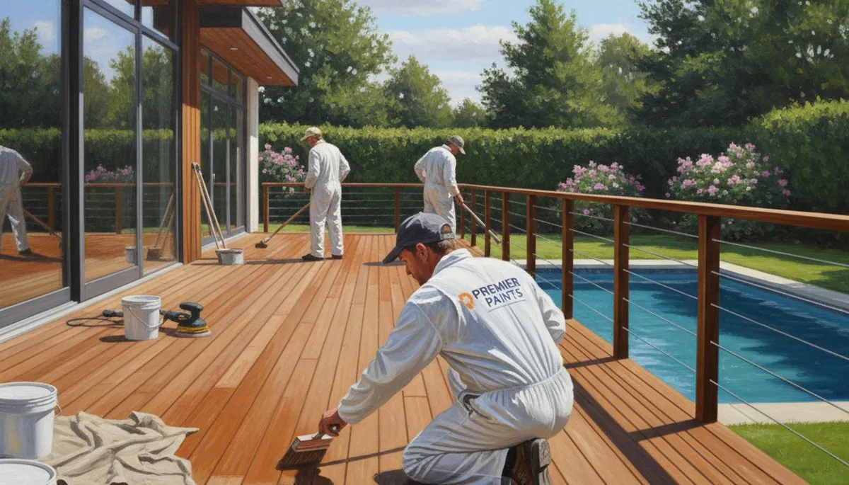 Deck staining service in Plymouth, MA to protect wood from salt air, moisture, and weather damage