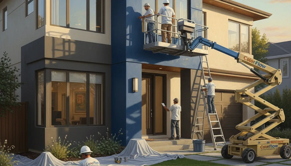Exterior house painting in Plymouth, MA for coastal weather protection
