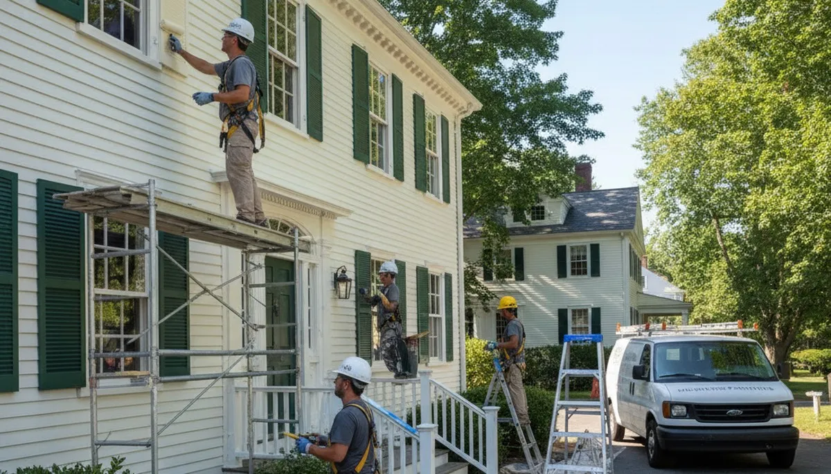 Professional painters in Plymouth, MA providing interior and exterior painting services