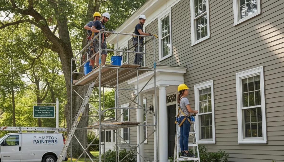 Professional painting service in Plymouth, MA for residential and commercial properties