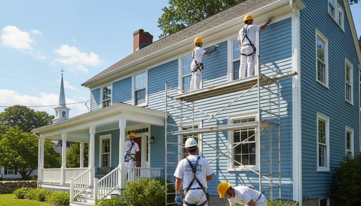 Professional painting service in Plymouth, MA for residential and commercial properties