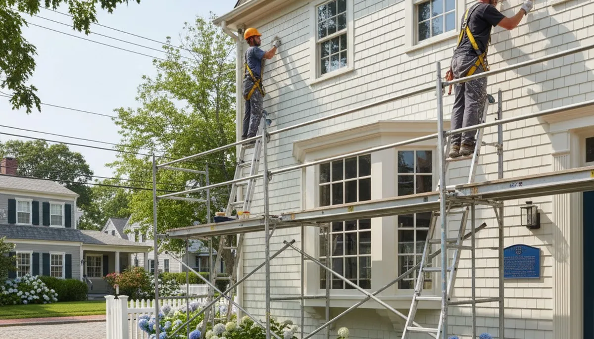 Plymouth, MA painting contractor providing interior and exterior house painting services